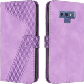 Kal-Coque Pour Samsung Galaxy Note 9, Étui Housse Protection En Cuir Pu [Pochette De Portefeuille] [Magnétique], Antichoc Etui À Rabat Pour Samsung Note 9 (Violet)