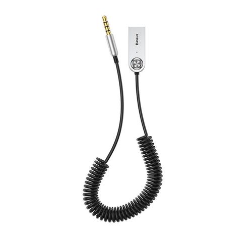 Baseus Aux Bluetooth adaptateur pour voiture 3.5mm Jack USB Bluetooth 5.0 récepteur haut-parleur Auto mains libres voiture Kit Audio musique transmetteur - Type Black