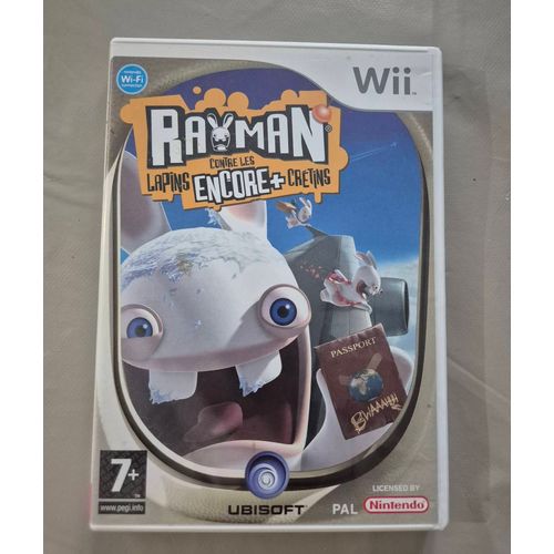 Jeu Nintendo Wi Rayman Contre Les Lapins Encore Plus Crétins Complet