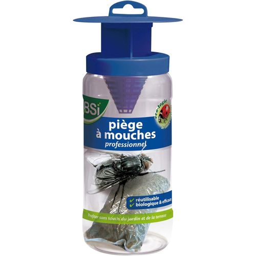KALANKA-- Piège A Mouches - Attrape Et Digère Jusqu'à 20 000 Insectes - Avec son Attractif - Pour Un Usage Extérieur - Prêt A l'Emploi - Réutilisable