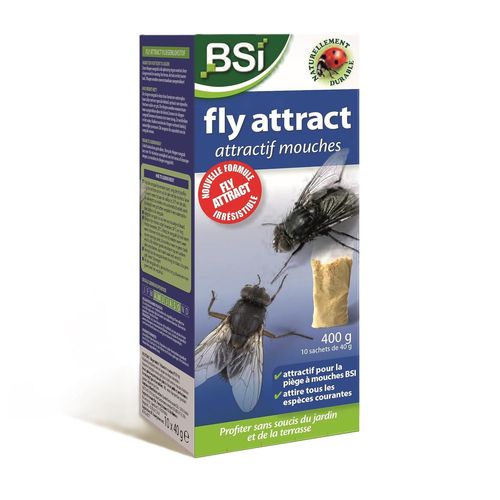 Attractifs Mouches - Fly Attract - Naturel - 10 Recharges x 40g - Pour Piège A Insectes