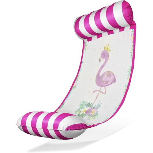 Hamac Gonflable À Eau Avec 2 Chambres À Air Et Filet En Nylon Pour Piscine Matelas À Eau Floatie Pour Adultes Et Enfants Accessoires De Piscine D'été (Jaune/Blanc)