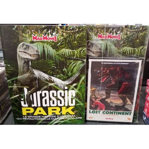 Mad Movies Classic Hors-Série N° 38 _ La Saga Jurassic Park ; Steven Spielberg _ (Revue Souple ; 130 Pages ; 2025) + Dvd "Lost Continent", Film De Sam Newfield (1951)