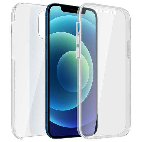 Coque Iphone 12 / 12 Pro Protection Arrière Rigide + Avant Souple Transparent