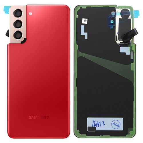 Cache Batterie D'origine Samsung Galaxy S21 Plus Pièce De Remplacement Rouge