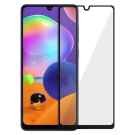 Film Samsung Galaxy A31 Verre Trempé Biseauté Transparent au Contour Noir