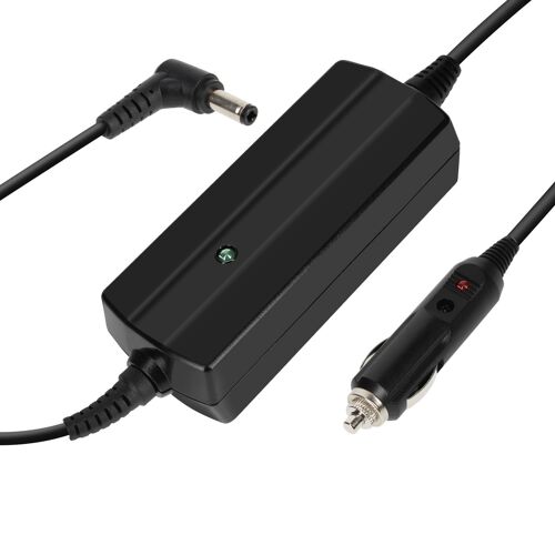 Chargeur Voiture pour PC Portable Prise 5.5 x 2.5 mm Akyga Noir