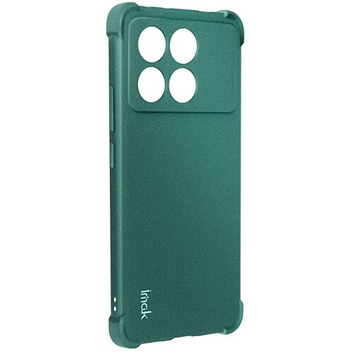 Coque pour Xiaomi Poco X6 Pro Souple Coins Renforcés Caméra Protégée iMak Vert foncé