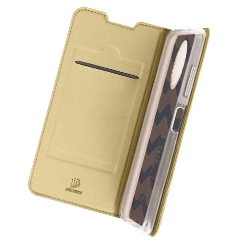 Housse Xiaomi Redmi Note 9T 5G Porte-carte Fonction Support Dux Ducis doré