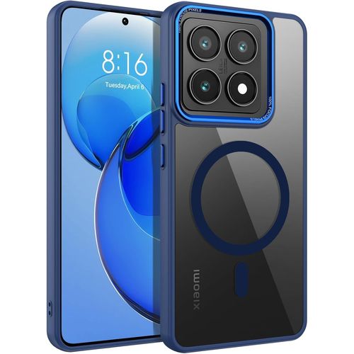 Coque Pour Xiaomi 14t Pro 5g, Compatible Avec Magsafe, Magnétique Etui Xiaomi 14t Pro Translucide Mat Arrière Housse Protection Antichoc Anti-Rayures Case Pour Xiaomi 14t Pro 5g 6.[Pop949006]