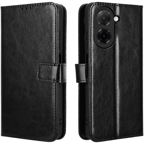 KAL-Coque Pour Redmi A5 4G Étui De Protection Cuir Pu [Pochette De Portefeuille] [Fermeture Magnétique] [Anti-Antichoc]
