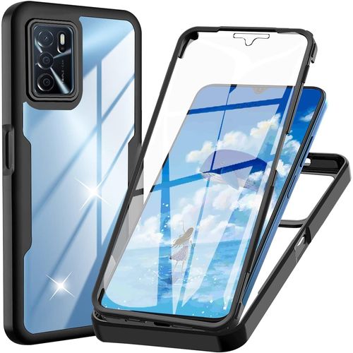 Coque Intégrale 360° Pour Oppo A16 / A16s / A54s - Silicone Tpu & Pc Antichoc, Protecteur D'écran Intégré, Transparent