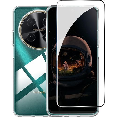 Kal-Coque Pour Huawei Nova 12i - Coque De Protection Souple En Silicone Liquide + 1 Pièce De Protection D'écran - En Silicone Tpu De Qualité Supérieure - Transparent
