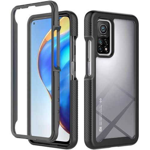 Coque Pour Xiaomi Mi 10t Pro/10t 5g Antichoc Housse Avec Protège Écran, 360 Degrés Full Body Etui Solide Double Face Bumper Portable Transparent Housse