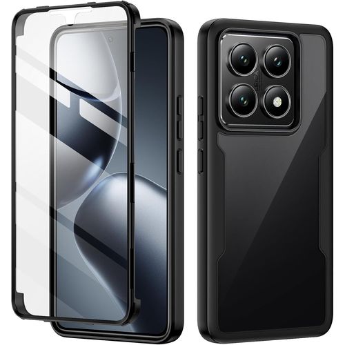 Coque Xiaomi 14t 360° Antichoc Avec Protège¿Écran Intégré ¿ Protection Renforcée, Bords Surélevés, Ajustement Parfait