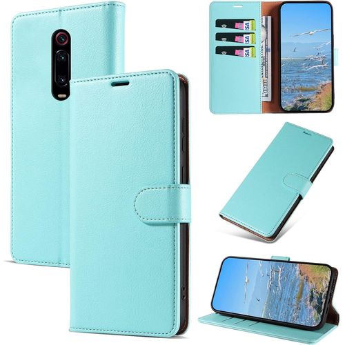 Kal-Coque Pour Xiaomi Mi 9t / Mi 9t Pro/Redmi K20 / Redmi K20 Pro, Antichoc Magnetique Étui À Rabat Avec Porte Cartes, Portefeuille Housse En Cuir Pu Pour Xiaomi Mi 9t / Xiaomi Mi 9t Pro, Vert