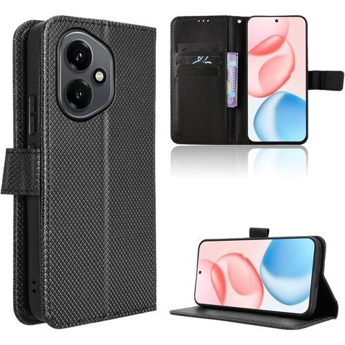 acdsgd-Coque pour Honor 400 5G Protection Case, Étui de Protection Portefeuille Antichoc Premium Fibre -Housse Étui Compartiments pour Cartes et Fermeture magnétique- Noir