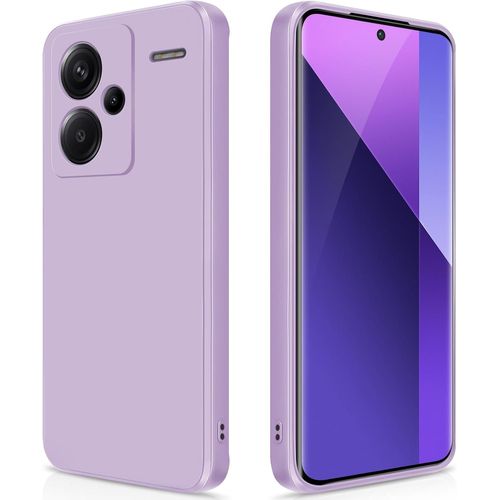 Tianyi-Coque Pour Xiaomi Redmi Note 13 Pro Plus 5g Case En Silicone, Etui De Protection Antichoc Etui Housse Silicone Ultra-Mince Avec Couche Intérieure En Fibre Et Protection Pour Caméra, Violet