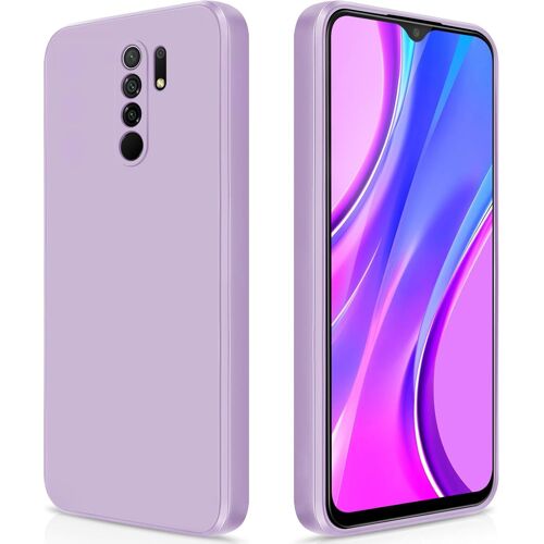 Tianyi-Coque Pour Xiaomi Redmi 9 / Xiaomi Poco M2 Case En Silicone, Etui De Protection Antichoc Etui Housse Silicone Ultra-Mince Avec Couche Intérieure En Fibre Et Protection Pour Caméra, Violet