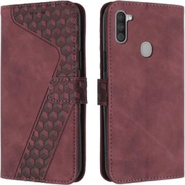 Kal-Coque Pour Samsung Galaxy A11 / Galaxy M11, Étui Housse Protection En Cuir Pu [Pochette De Portefeuille] [Magnétique], Antichoc Etui À Rabat Pour Samsung A11 / M11 (Rouge)