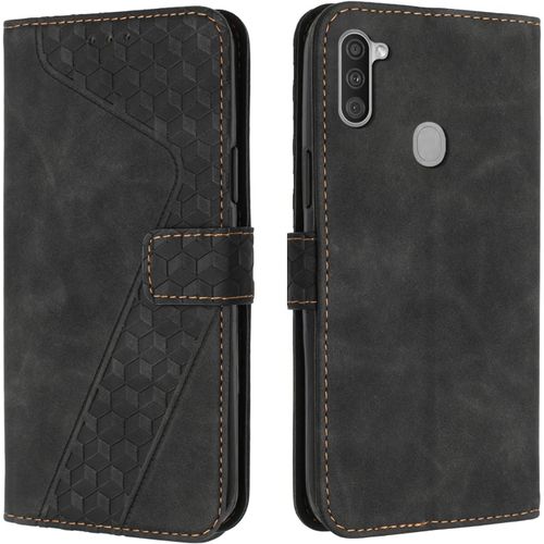 Coque Pour Samsung Galaxy A11 / Galaxy M11, ¿¿Tui Housse Protection En Cuir Pu [Pochette De Portefeuille] [Magn¿¿Tique], Antichoc Etui ¿¿ Rabat Pour Samsung A11 / M11 (Noir)