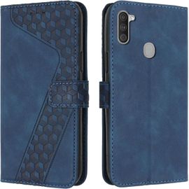 KAL-Coque Pour Samsung Galaxy A11 / Galaxy M11, Étui Housse Protection En Cuir Pu [Pochette De Portefeuille] [Magnétique], Antichoc Etui À Rabat Pour Samsung A11 / M11 (Bleu)