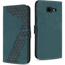 Kal-Coque Pour Samsung Galaxy J4 Plus 2018, Étui Housse Protection En Cuir Pu [Pochette De Portefeuille] [Magnétique], Antichoc Etui À Rabat Pour Samsung J4 Plus 2018 (Vert)