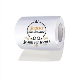 Rouleau Papier Wc Joyeux Anniversaire Rose, Fuchsia 