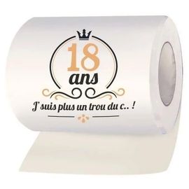 Rouleau Papier Wc Humoristique 18 Ans 