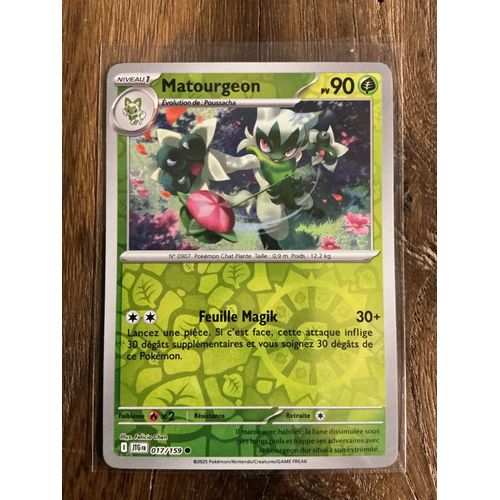 Carte Pokémon - Matourgeon - 017/159 - Reverse - Ev9 Aventures Ensemble