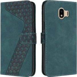 Kal-Coque Pour Samsung Galaxy J4 2018, Étui Housse Protection En Cuir Pu [Pochette De Portefeuille] [Magnétique], Antichoc Etui À Rabat Pour Samsung J4 2018 (Vert)