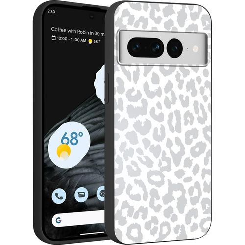 Kal-Coque Pour Xiaomi Redmi Note 13 5g 6,67"",Léopard Motif Aesthetic Étui Filles Femmes Dessin Case, Mince Silicone Souple Tpu Bumper Housse Antichoc Protection Cover Pour Redmi Note 13 5g, Noir 2