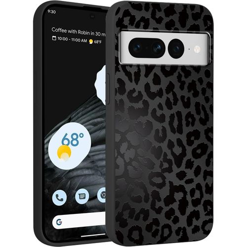 Coque Pour Xiaomi 14t Pro 6,67"", Léopard Motif Aesthetic Étui Filles Femmes Dessin Case, Mince Silicone Souple Tpu Bumper Housse Antichoc Protection Cover Pour Xiaomi 14t Pro, Noir 1