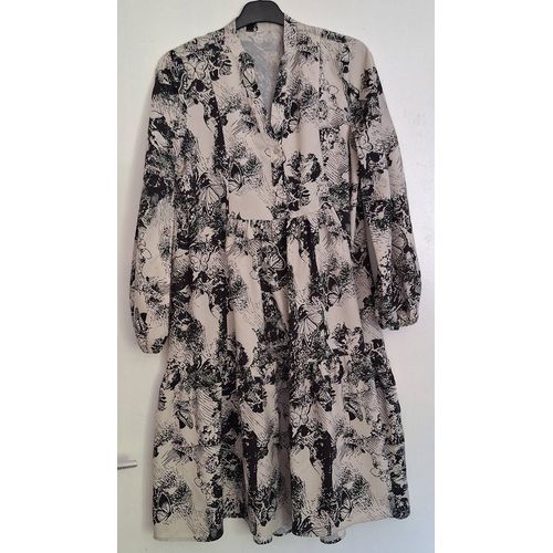 Robe Fluide Imprimée Papillons