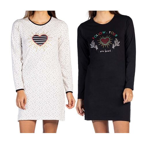 Pyjama Coton Melissa Brown Sacre Liquette Pack De 2