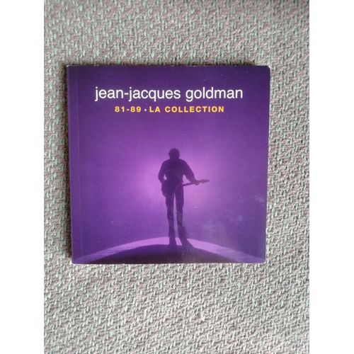 Livret Cd Jean-Jacques Goldman 81-89 La Collection ( Livret Uniquement )