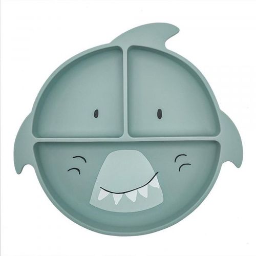 Assiette Compartimentée Avec Ventouse Mr. Shark