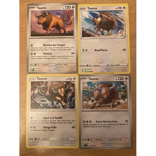 (897) 4x Tauros (Pokemon) 