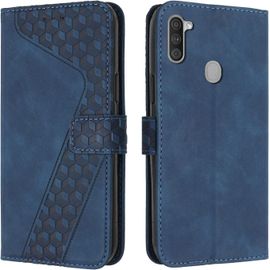 KAL-Coque Pour Samsung Galaxy A11/M11, Etui Protection Housse Premium En Cuir Pu Portefeuille Étui Téléphone [Fermoir Magnétique] [Fentes Pour Cartes] Flip Case Pour Samsung Galaxy A11/M11¿Bleu