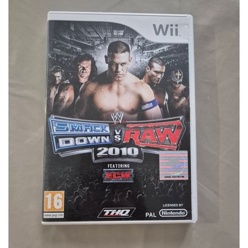 Jeu Video Nintendo Wii Smackdown Vs Raw 2010 Complet