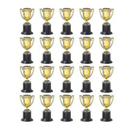 Lot De 20 Mini Gobelets Dorés En Plastique Pour Fêtes, Jouets Éducatifs Pour Enfants, Trophées, Prix De Vacances
