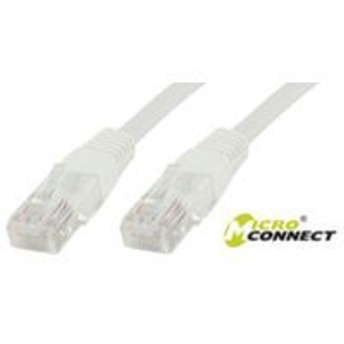 MicroConnect - Câble réseau - RJ-45 (M) pour RJ-45 (M) - 0.5 m - UTP - CAT 5e - blanc