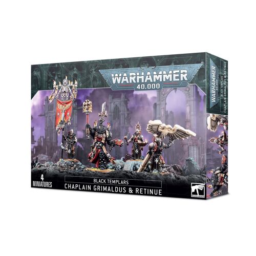 Warhammer 40k - Black Templars Chapelain Grimaldus Et Sa Suite (Fr)