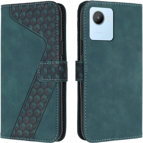 Kal-Coque Pour Xiaomi Redmi Note 9/Redmi 10x 4g, Etui Protection Housse Premium En Cuir Pu Portefeuille Étui Téléphone [Fermoir Magnétique] [Fentes Pour Cartes] Flip Case¿Rouge