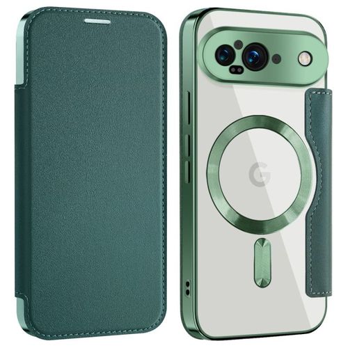 Flip Cover Pour Google Pixel 9 Blocage Rfid Compatible Compatible Magsafe