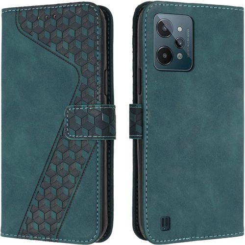 Kal-Coque Pour Xiaomi Redmi Note 9/Redmi 10x 4g, Etui Protection Housse Premium En Cuir Pu Portefeuille Étui Téléphone [Fermoir Magnétique] [Fentes Pour Cartes] Flip Case¿Noir