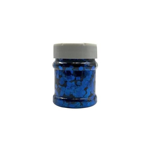 Paillettes Nid D'abeille 100g 6mm Bleu