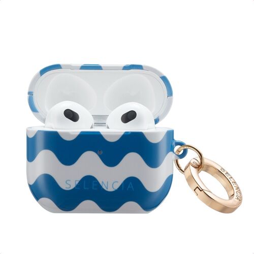 Selencia Coque Vivid AirPods 3 Wave Vibes Classic Blue