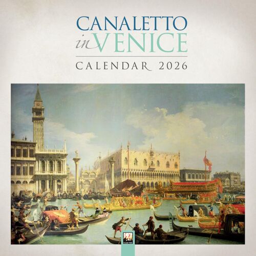 Canaletto In Venice Wall Calendar 2026 (Art Calendar)