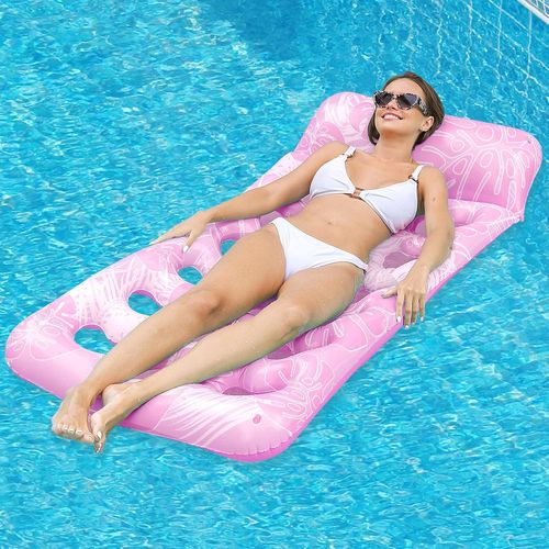 KALANKA-Bouee Piscine Adulte,Flottant Hamac Gonflable 180X80 cm,Hamac Gonflable Piscine,Matelas Gonflable Piscine,Hamac d'eau Gonflable,Hamac d¿Eau Plage Portable,pour Adulte,Matelas Piscine